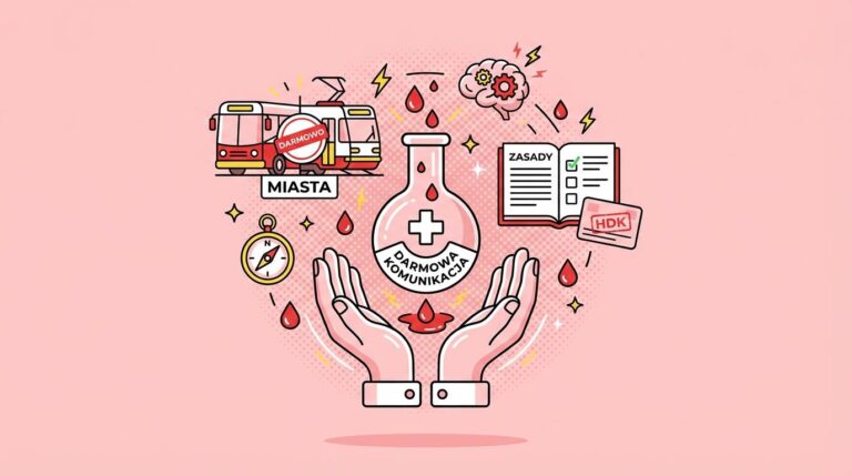 Darmowa komunikacja miejska dla krwiodawców — w których miastach i jak z niej korzystać?