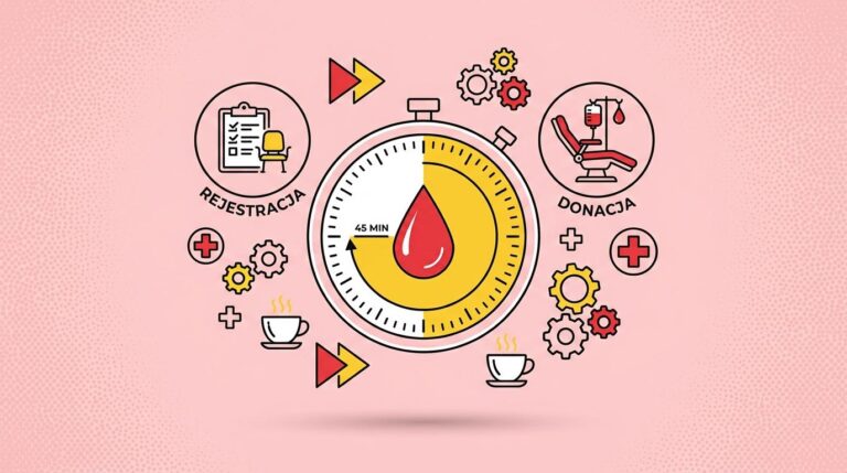 Ile trwa oddawanie krwi? Przebieg wizyty w RCKiK od A do Z