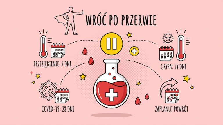 Oddawanie krwi po przeziębieniu, grypie lub COVID – kiedy możesz wrócić?