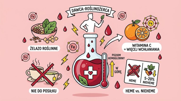 Dieta wegańska i wegetariańska a oddawanie krwi – jak zadbać o hemoglobinę?